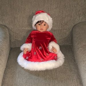 Christmas dress and hat